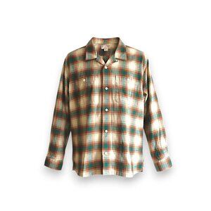 Vintage Filson Elk Heights Camp Shacket Rust Pine Grove Plaid Flannel Mens 3XL